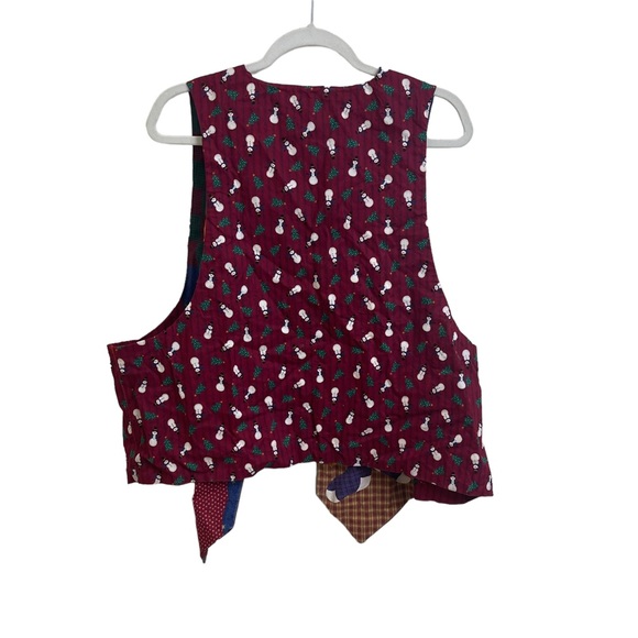 Women's reversible Christmas UGLY Holiday Vest Size M/L - Picture 10 of 11